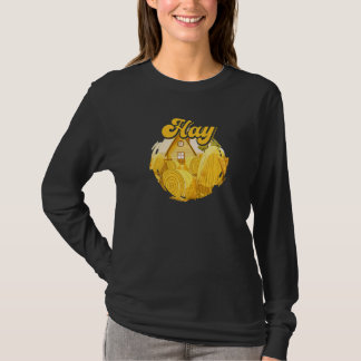 Hay Farmer Agriculture Planting Farm Tractor Farmi T-Shirt
