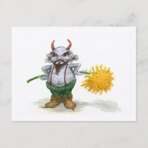Hay Fever Imp Postcard