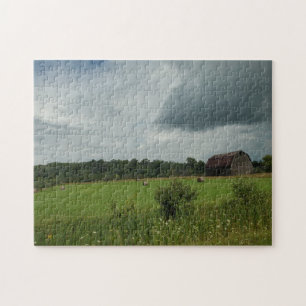 Hay field jigsaw puzzle