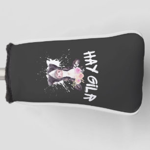 Hay Girl Farmer Funny Cattle Cow Farm Lovers  Golf Head Cover