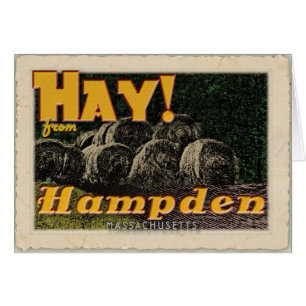 Hay! Hampden, MA card