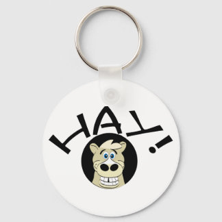 Hay Horse Key Ring