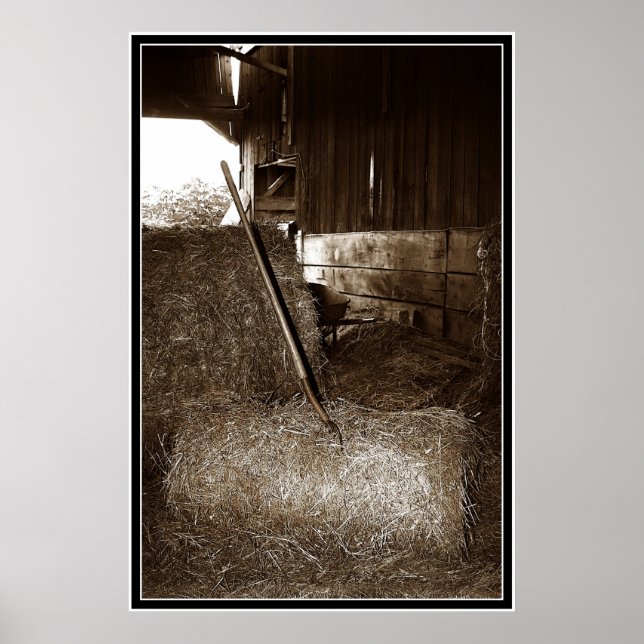 Hay & Pitchfork Poster (Front)