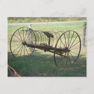 Hay Rake Postcard