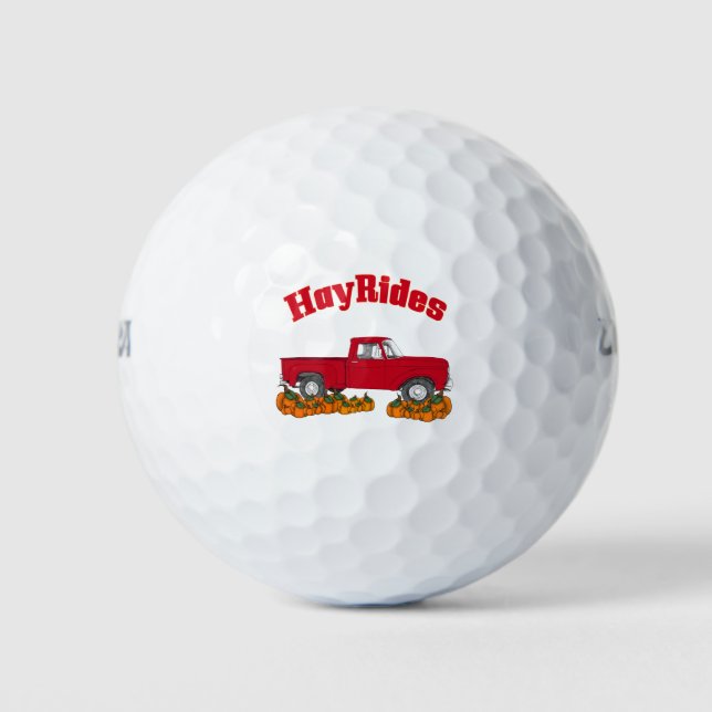hay rides golf balls (Front)