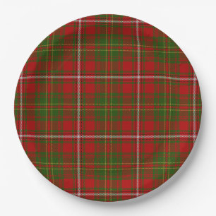 Hay Tartan Paper Plate