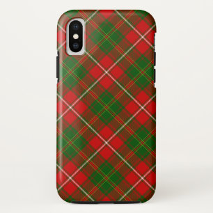 Hay tartan red green plaid iPhone x case