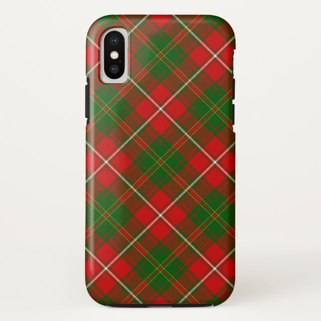 Hay tartan red green plaid Case-Mate iPhone case (Back)