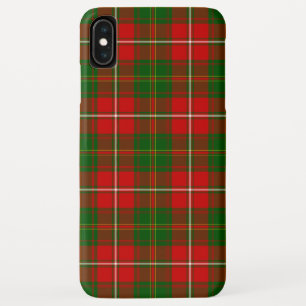 Hay tartan red green plaid iPhone XS max case
