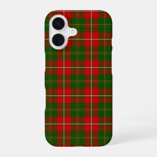 Hay tartan red green plaid iPhone 16 case