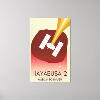 Hayabusa 2 Mission Space Art Canvas Print