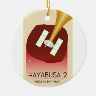 Hayabusa 2 Mission Space Art Ceramic Tree Decoration