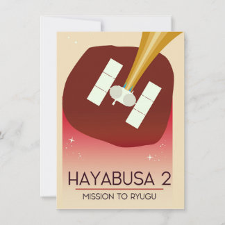 Hayabusa 2 Mission Space Art Invitation
