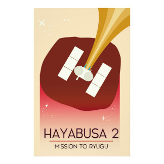 Hayabusa 2 Mission Space Art Photo Print