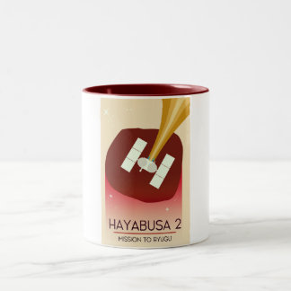 Hayabusa 2 Mission Space Art Two-Tone Coffee Mug