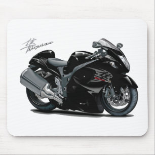 Hayabusa Black Bike Mouse Mat