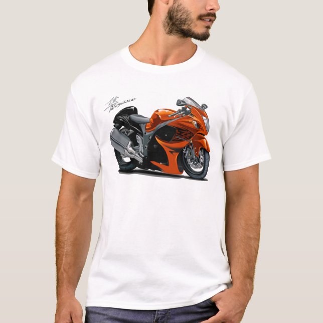 Hayabusa Orange Bike T-Shirt (Front)