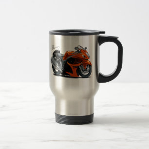 Hayabusa Orange Bike Travel Mug
