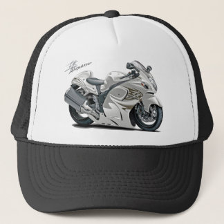 Hayabusa White Bike Trucker Hat