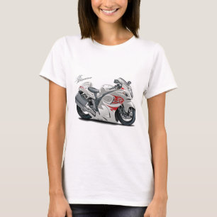 Hayabusa White-Red Bike T-Shirt