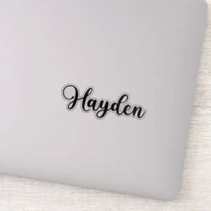 Hayden Name - Handwritten Calligraphy