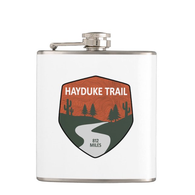 Hayduke Trail Hip Flask (Front)