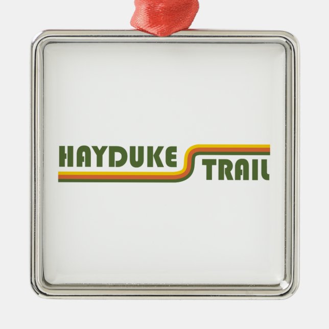 Hayduke Trail Metal Tree Decoration (Front)