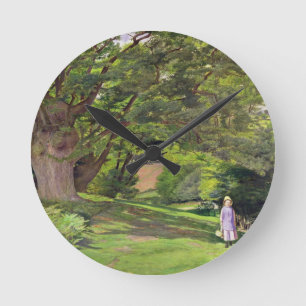 Hayes Common, 1852-53 (oil on canvas) Round Clock