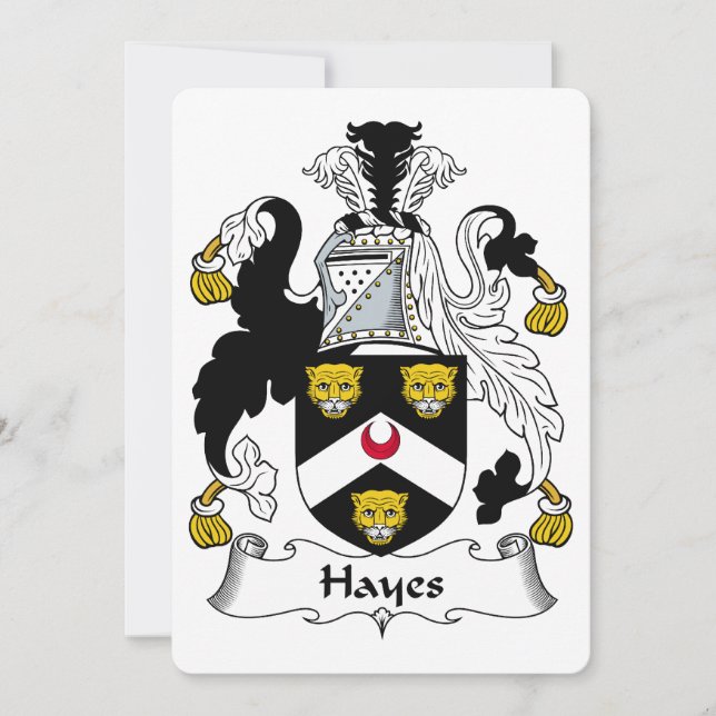 Hayes Family Crest (Front)