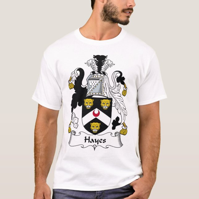 Hayes Family Crest T-Shirt (Front)