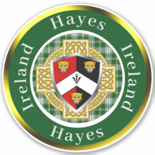 Hayes Shield & Celtic Cross Personalized