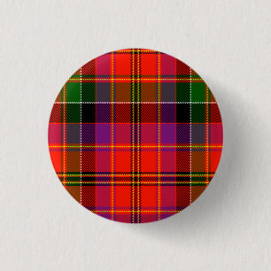 Hayfield Scottish Tartan 3 Cm Round Badge