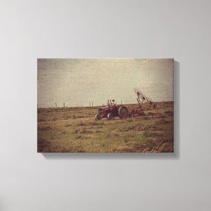 Haying Canvas Print
