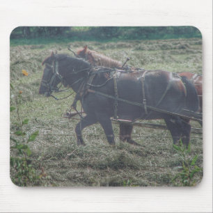 Haying in the Summertime Mouse Mat