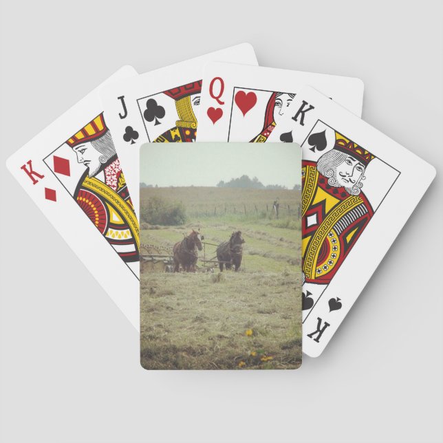 Haying Time Playing Cards (Back)