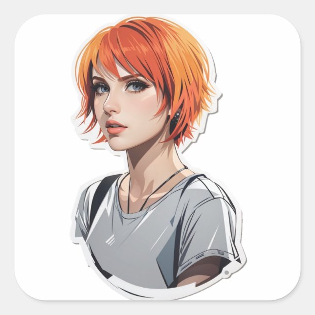 hayley williams square sticker (Front)