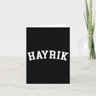 Hayrik _1 card
