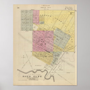 Hays City, Kansas Poster