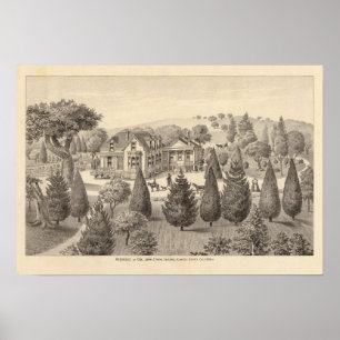 Hays residence, Oakland, Alameda Co Poster