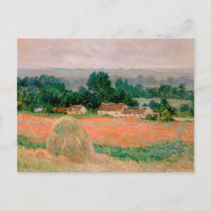 Haystack at Giverny - Claude Monet - 1886 Postcard