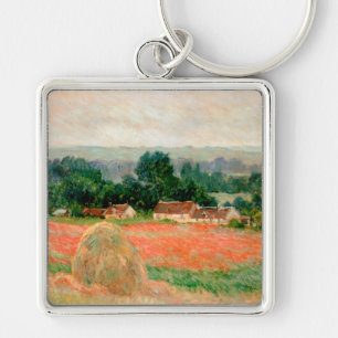 Haystack at Giverny, Claude Monet Key Ring