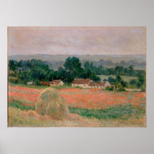 Haystack at Giverny Poster
