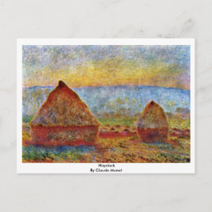 Haystack By Claude Monet Postcard