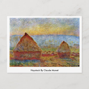 Haystack By Claude Monet Postcard