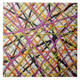 Haystack in Purple 6 x 6 Ceramic Tile