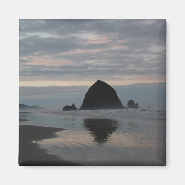 Haystack Rock at Cannon Beach Magnet (Front)