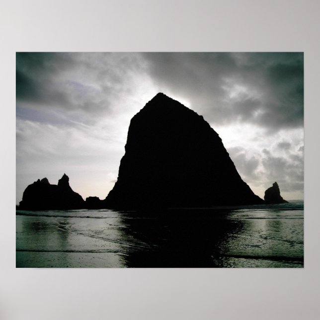 Haystack Rock--Cannon Beach, Oregon Poster (Front)