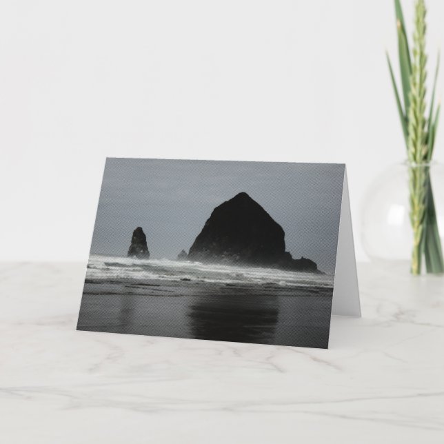 Haystack Rock Card (Front)
