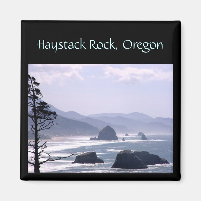 Haystack Rock Oregon Coast Magnet (Front)