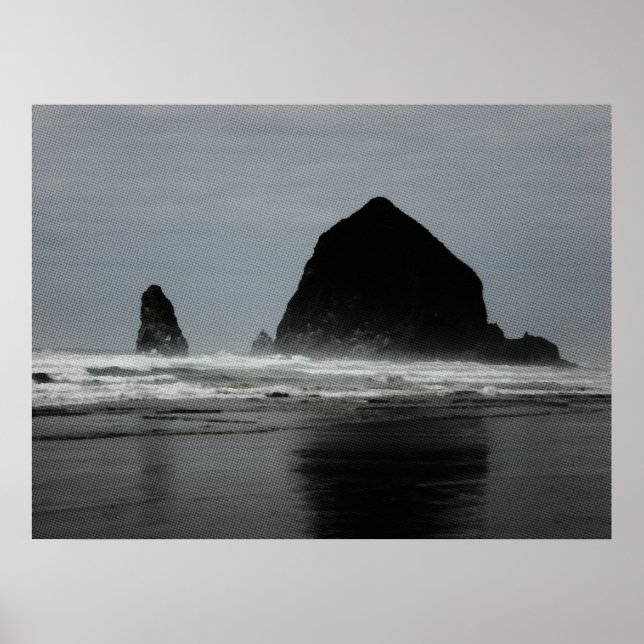 Haystack Rock Poster (Front)